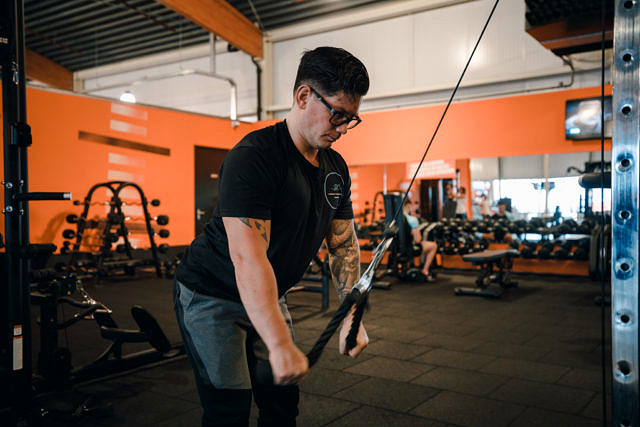 Tricep rope extension