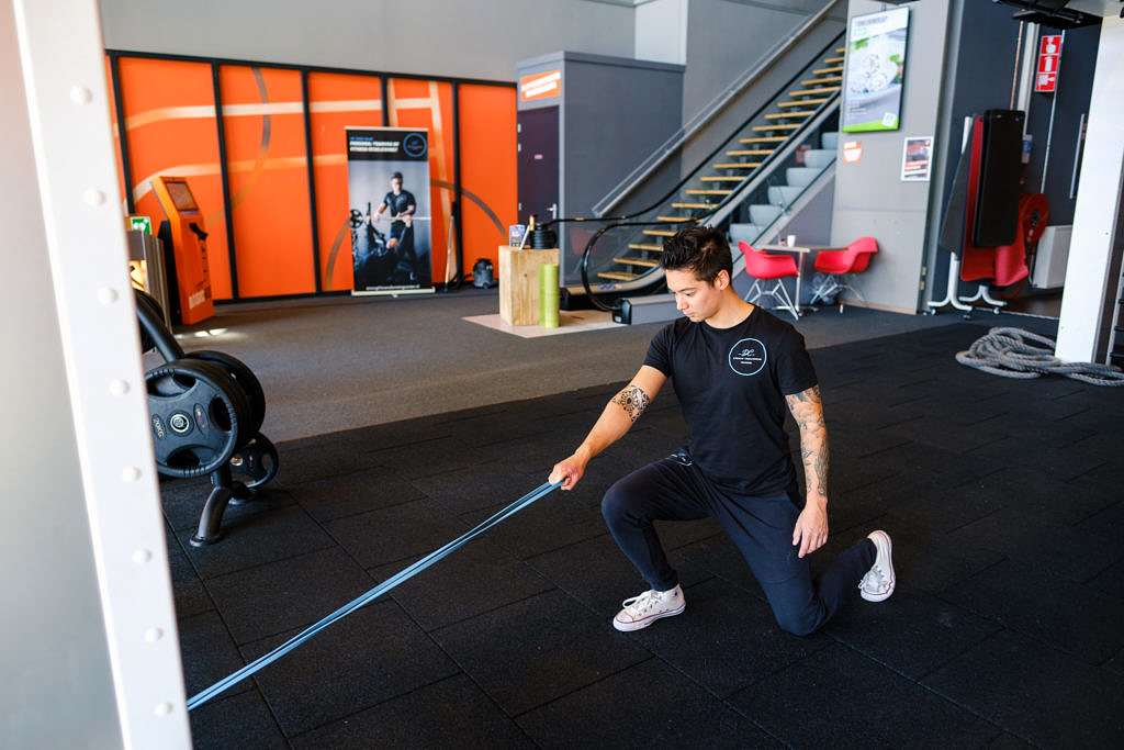 banded split squat eind